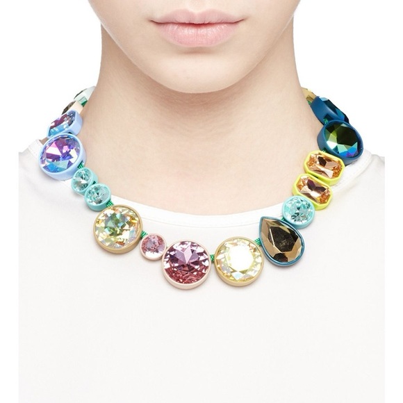 J Crew Multi Jumbo Brûlée Necklace - Picture 2 of 13
